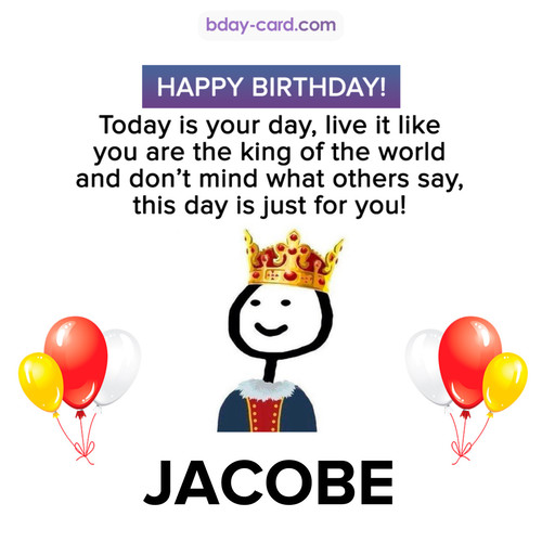 Happy Birthday Meme for Jacobe