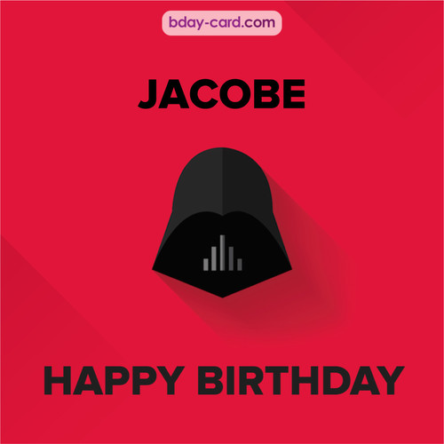 Happy Birthday pictures for Jacobe with Darth Vader