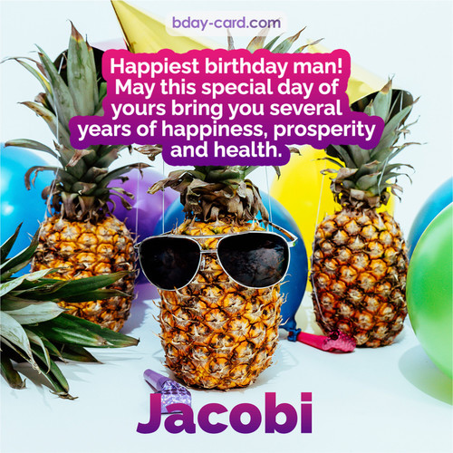 Happiest birthday pictures for Jacobi with Pineapples