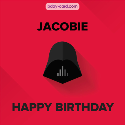 Happy Birthday pictures for Jacobie with Darth Vader