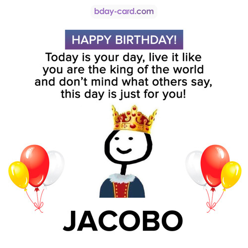 Happy Birthday Meme for Jacobo