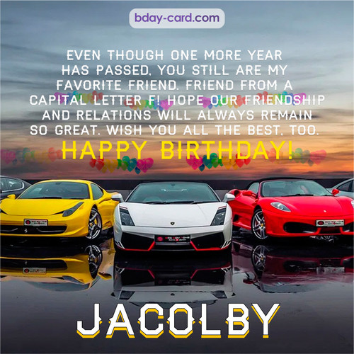 Birthday pics for Jacolby with Sports cars