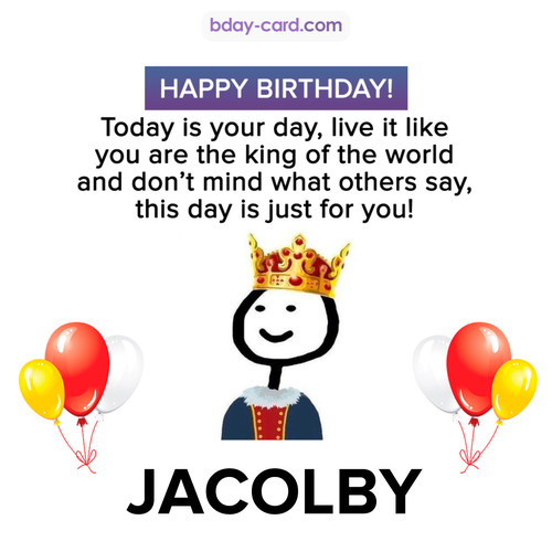 Happy Birthday Meme for Jacolby