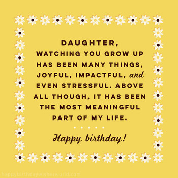 Birday Wishes for Daughters Find e perfect birday wish