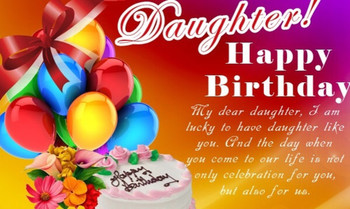 Happy Birday Daughter Wishes Cake Images Messages Quotes