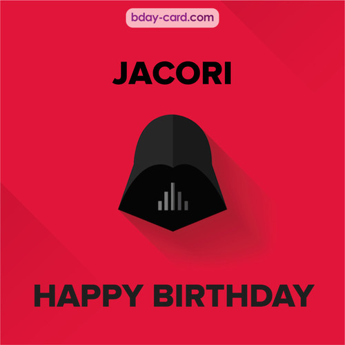 Happy Birthday pictures for Jacori with Darth Vader