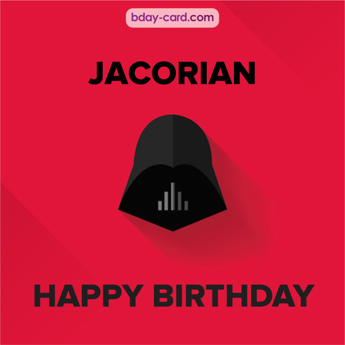 Happy Birthday pictures for Jacorian with Darth Vader