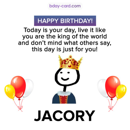 Happy Birthday Meme for Jacory