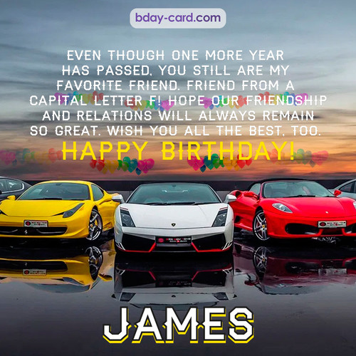 Birthday pics for James with Sports cars