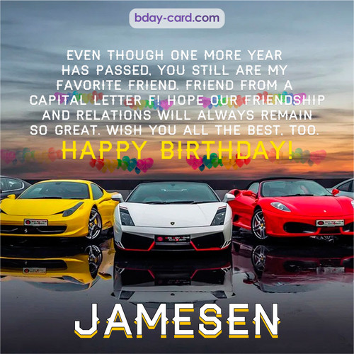 Birthday pics for Jamesen with Sports cars