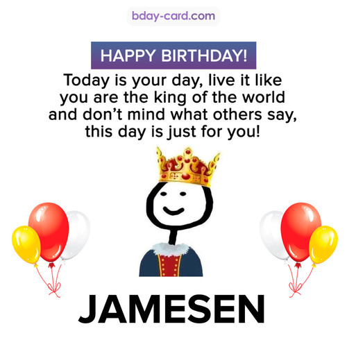 Happy Birthday Meme for Jamesen