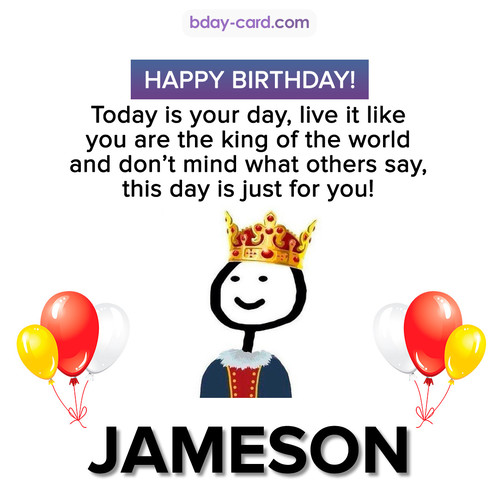 Happy Birthday Meme for Jameson