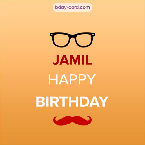 Happy Birthday photos for Jamil with antennae