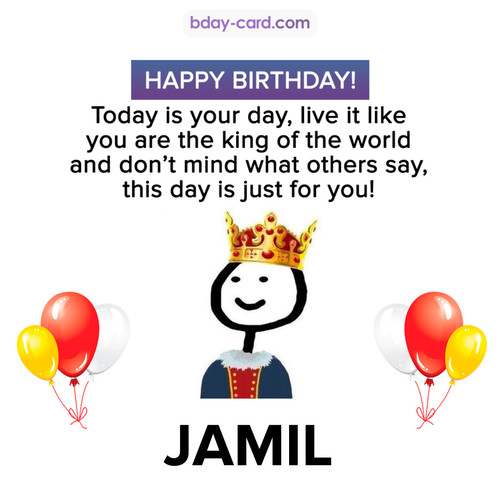 Happy Birthday Meme for Jamil