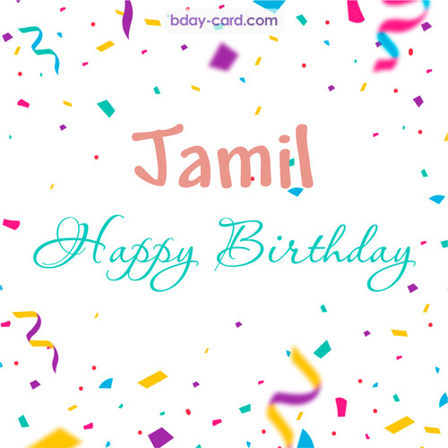 Greetings pics for Jamil with sweets