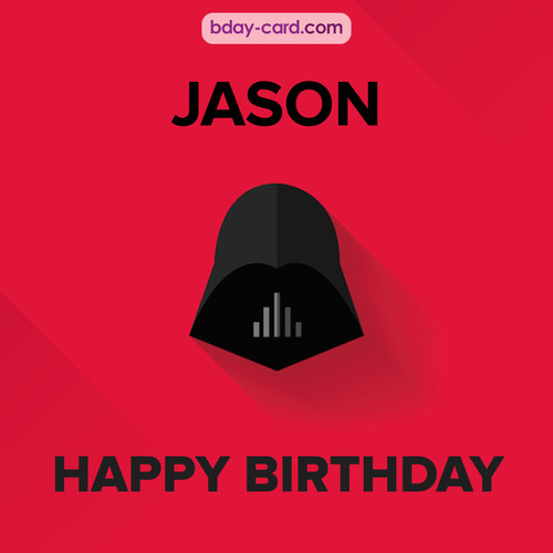 Happy Birthday pictures for Jason with Darth Vader