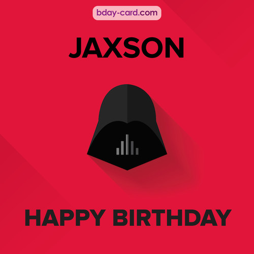 Happy Birthday pictures for Jaxson with Darth Vader