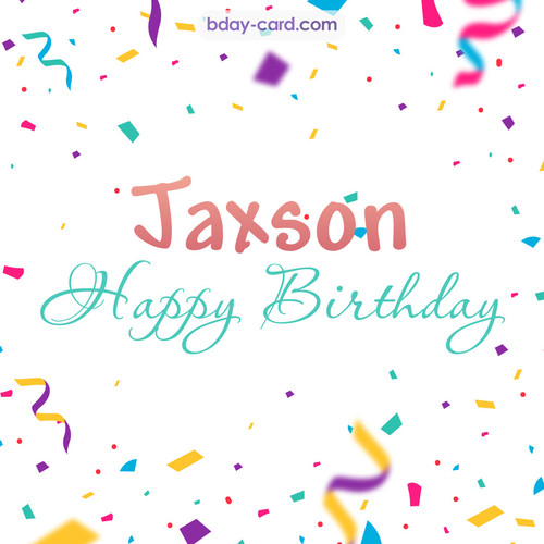 Greetings pics for Jaxson with sweets