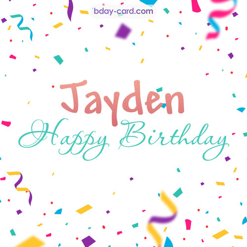Greetings pics for Jayden with sweets