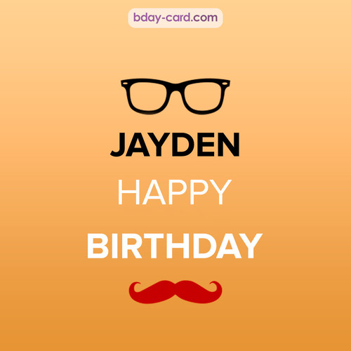 Happy Birthday photos for Jayden with antennae