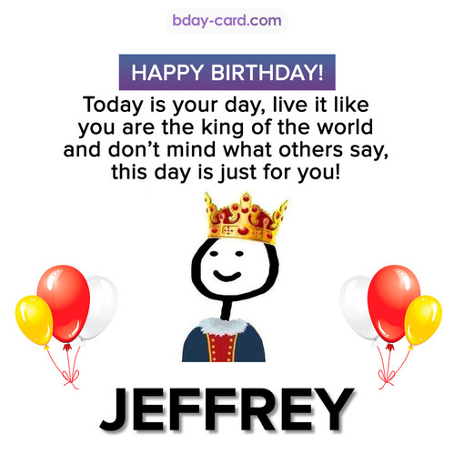 Happy Birthday Meme for Jeffrey