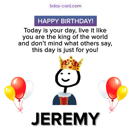 Happy Birthday Meme for Jeremy