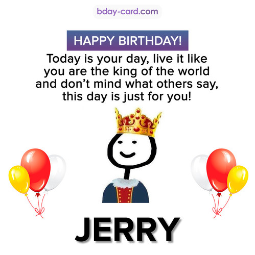Happy Birthday Meme for Jerry