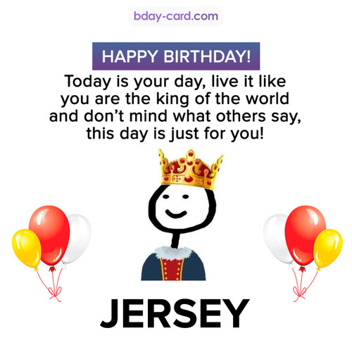 Happy Birthday Meme for Jersey