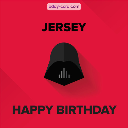 Happy Birthday pictures for Jersey with Darth Vader