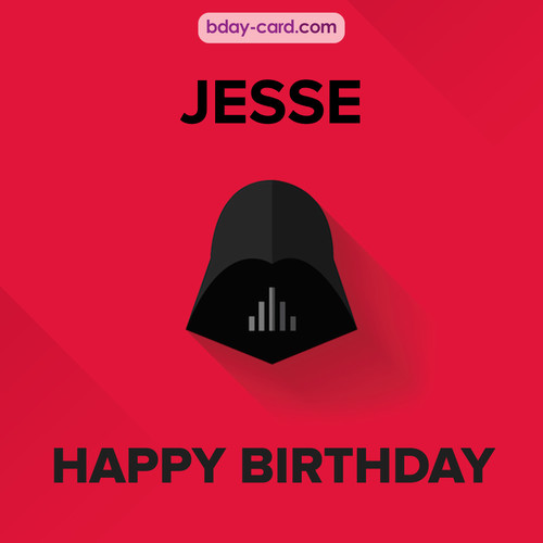 Happy Birthday pictures for Jesse with Darth Vader