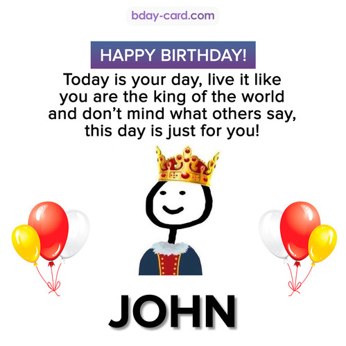 Happy Birthday Meme for John