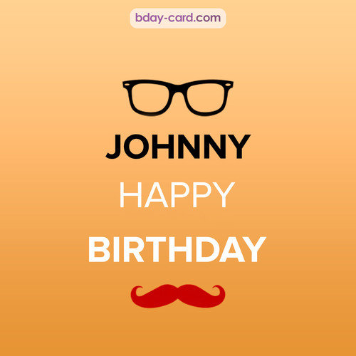 Happy Birthday photos for Johnny with antennae