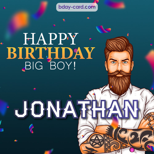 BDay big boy Jonathan - Happy Birthday
