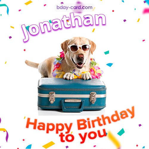 Greetings pics for Jonathan with Balloons