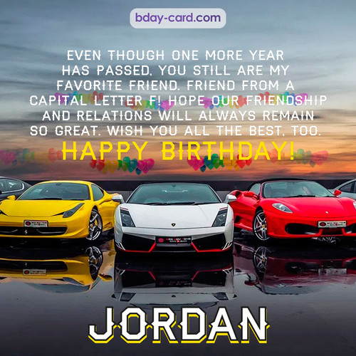 Birthday pics for Jordan with Sports cars