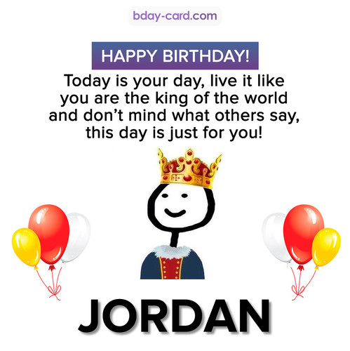 Happy Birthday Meme for Jordan