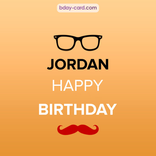 Happy Birthday photos for Jordan with antennae