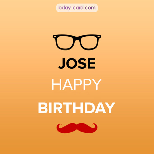 Happy Birthday photos for Jose with antennae