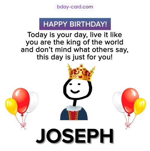 Happy Birthday Meme for Joseph