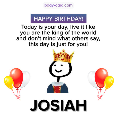 Happy Birthday Meme for Josiah