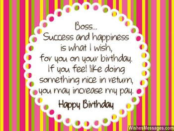 Birthday wishes for boss quotes and messages – wishesmess...