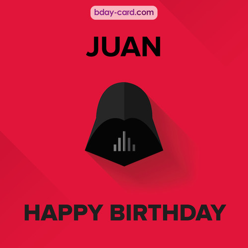 Happy Birthday pictures for Juan with Darth Vader