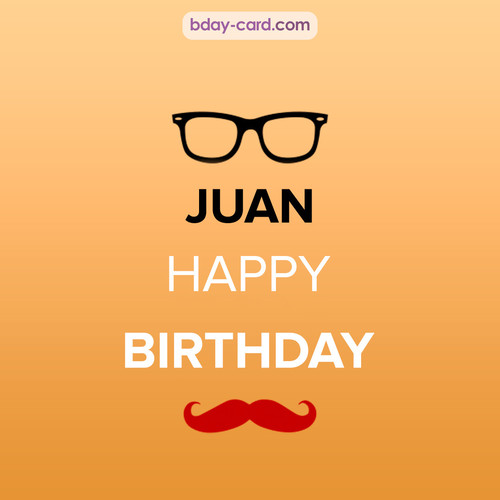 Happy Birthday photos for Juan with antennae