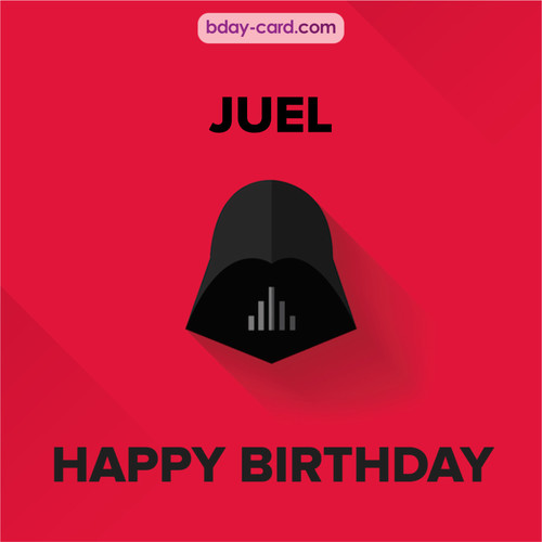 Happy Birthday pictures for Juel with Darth Vader