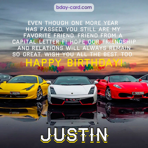 Birthday pics for Justin with Sports cars