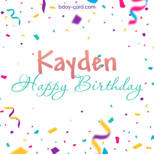 Greetings pics for Kayden with sweets