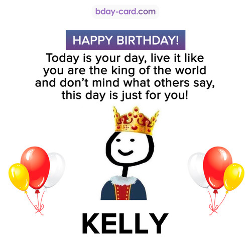 Happy Birthday Meme for Kelly