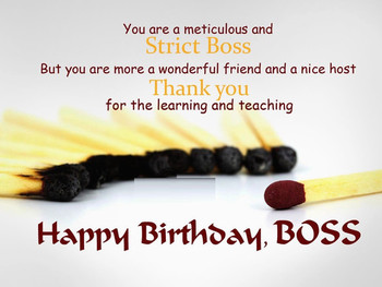Happy birthday wishes to a great boss new  wonderful boss