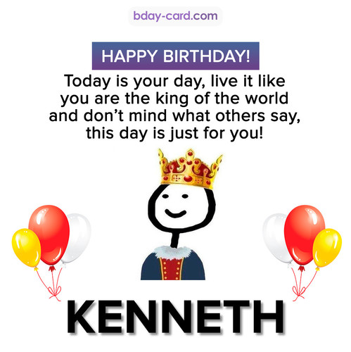 Happy Birthday Meme for Kenneth