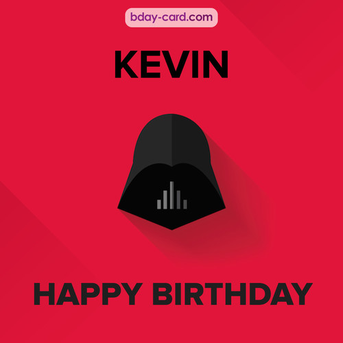 Happy Birthday pictures for Kevin with Darth Vader